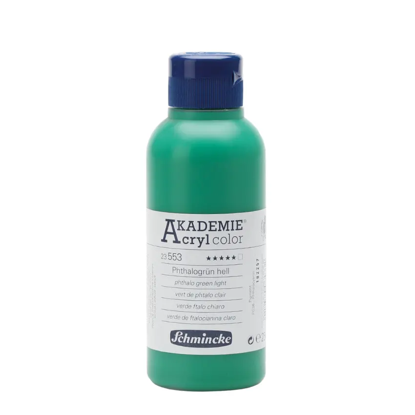 Akrüülvärv AKADEMIE 250 ml - Phthalo green light