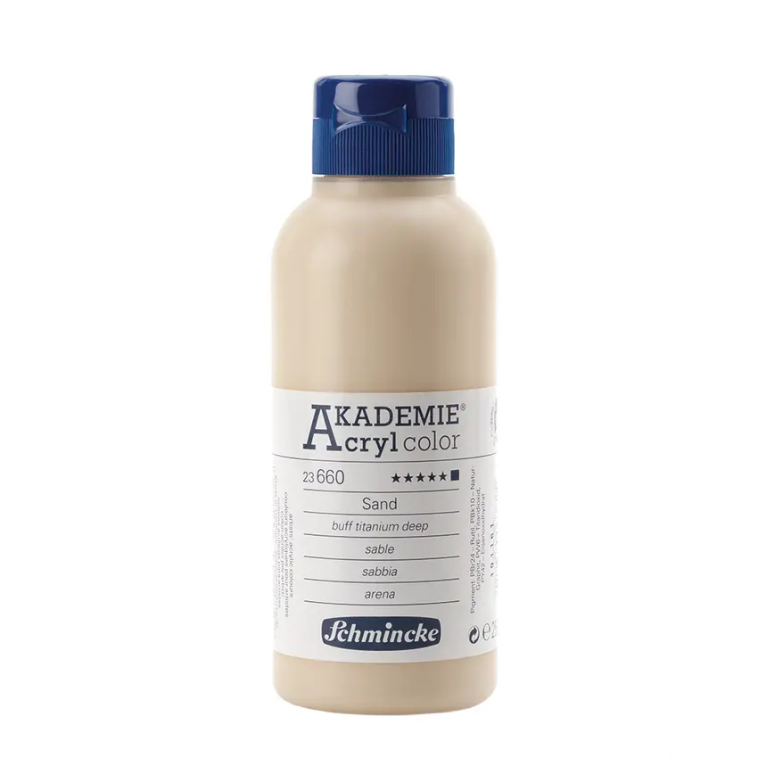 Akrüülvärv AKADEMIE 250 ml - Buff titanium deep