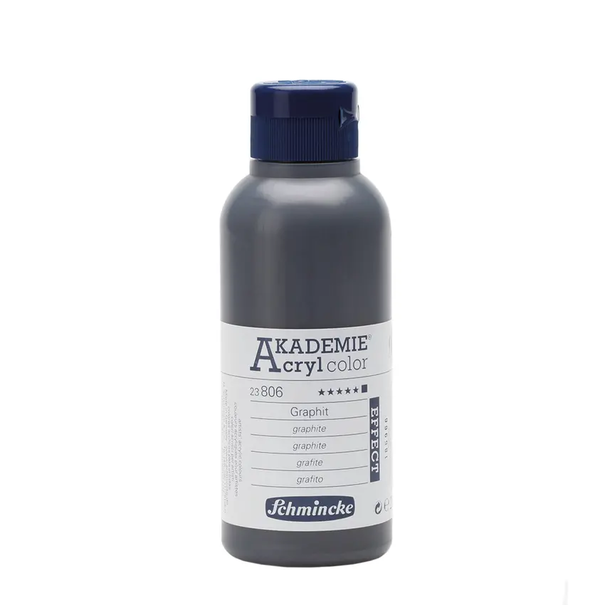 Akrüülvärv AKADEMIE metallik/neoon 250 ml - Graphite