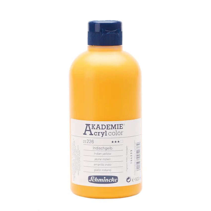 Akrüülvärv AKADEMIE 500 ml - Indian yellow