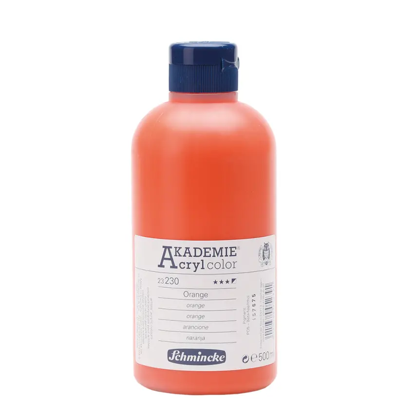 Akrüülvärv AKADEMIE 500 ml - Orange