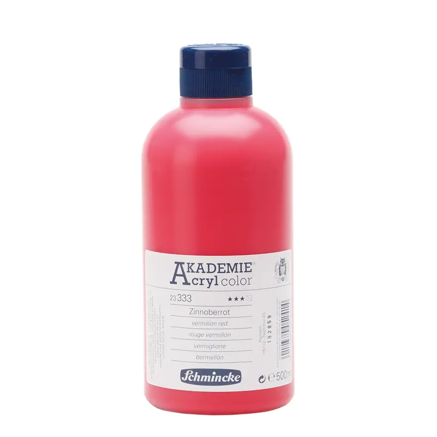 Akrüülvärv AKADEMIE 500 ml - Vermilion red