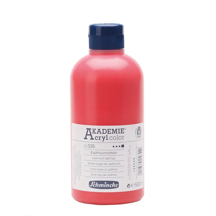 Akrüülvärv AKADEMIE 500 ml - Cadmium red hue