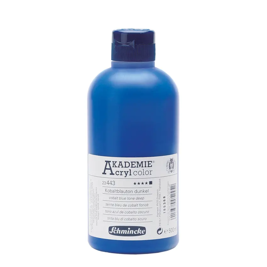 Akrüülvärv AKADEMIE 500 ml - Cobalt blue hue deep