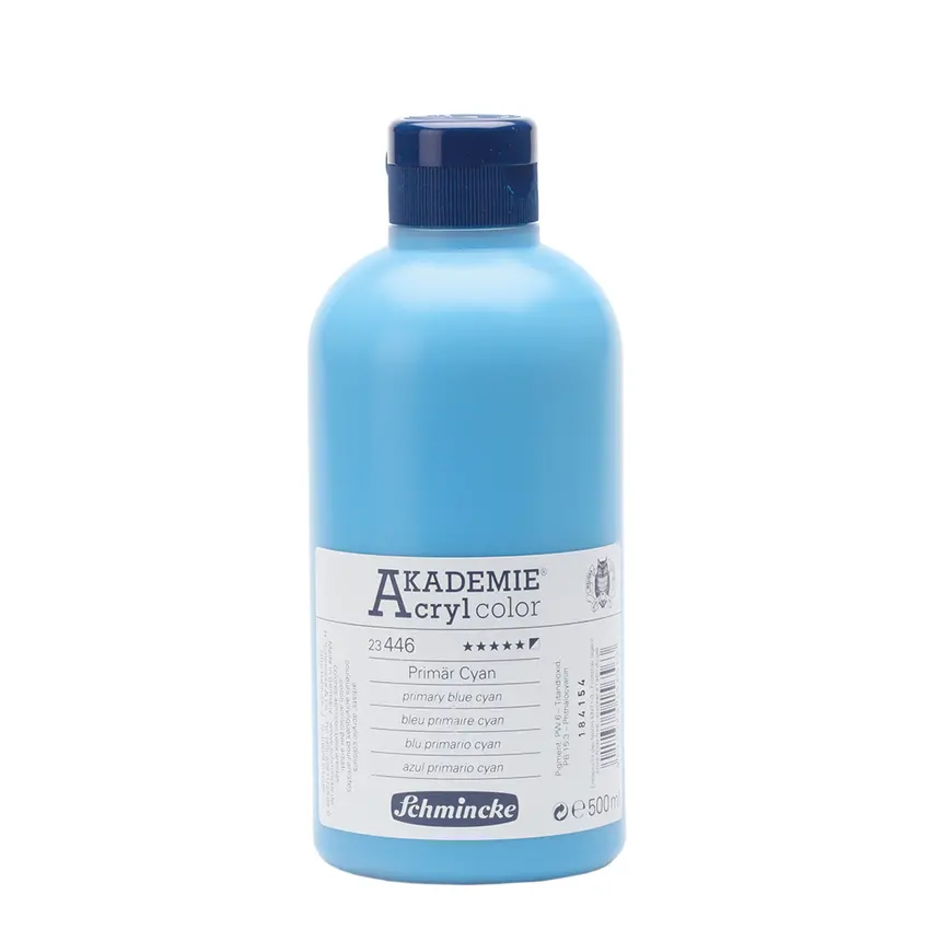 Akrüülvärv AKADEMIE 500 ml - Primary blue cyan