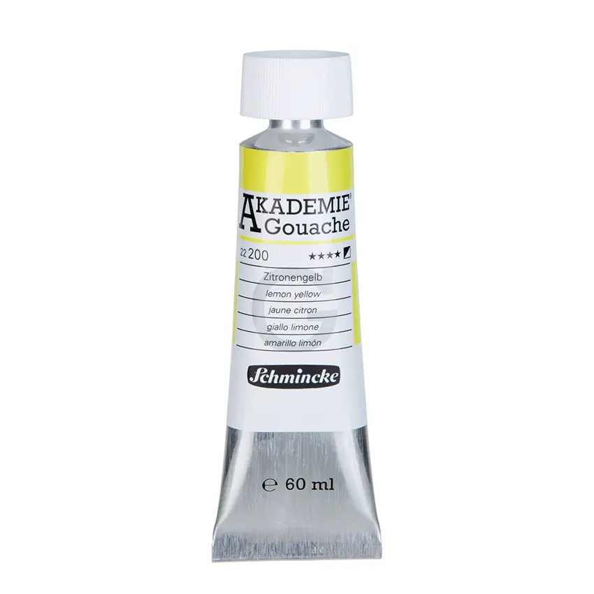 Guaššvärv AKADEMIE 60 ml - Lemon yellow