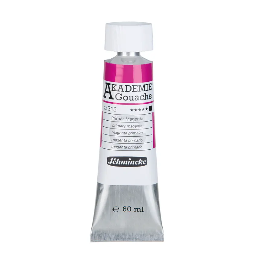 Guaššvärv AKADEMIE 60 ml - Primary magenta