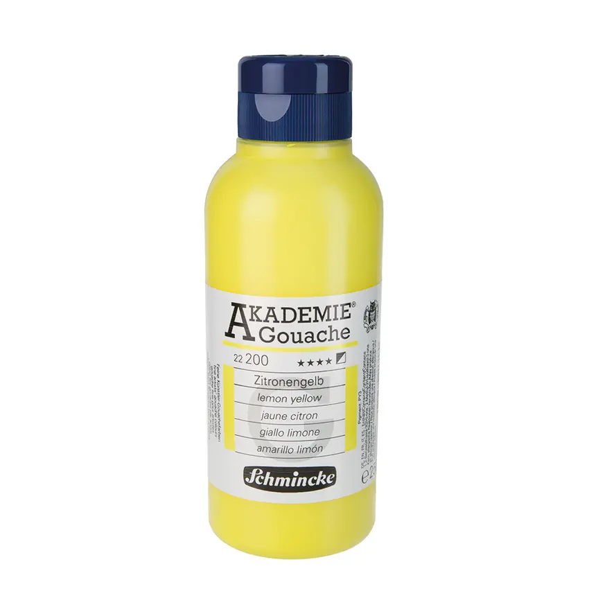 Gouache colour AKADEMIE 250 ml - Lemon yellow