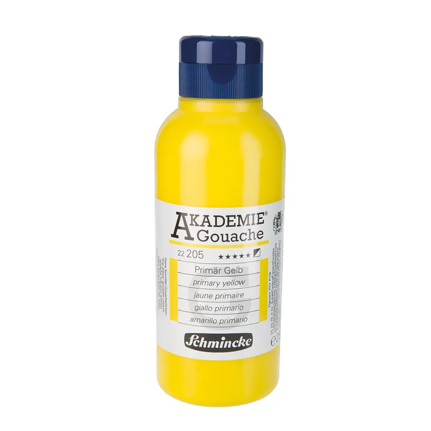 Gouache colour AKADEMIE 250 ml - Primary yellow