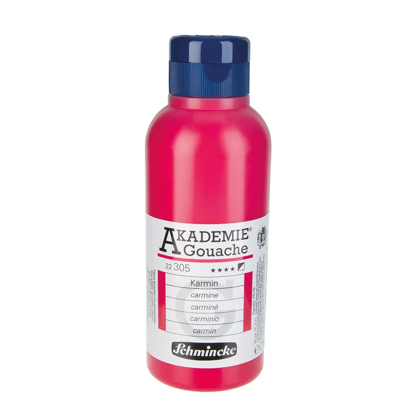 Gouache colour AKADEMIE 250 ml - Carmine