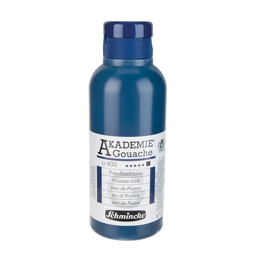 Gouache colour AKADEMIE 250 ml - Prussian blue