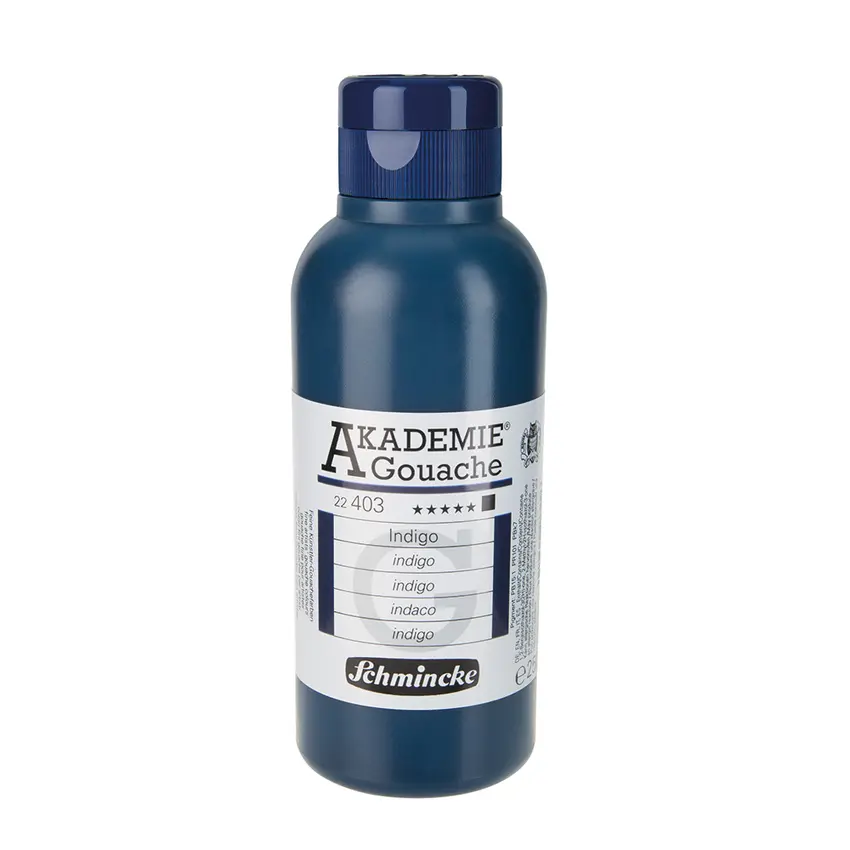 Gouache colour AKADEMIE 250 ml - Indigo