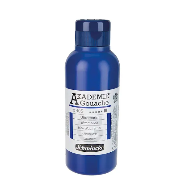 Gouache colour AKADEMIE 250 ml - Ultramarine