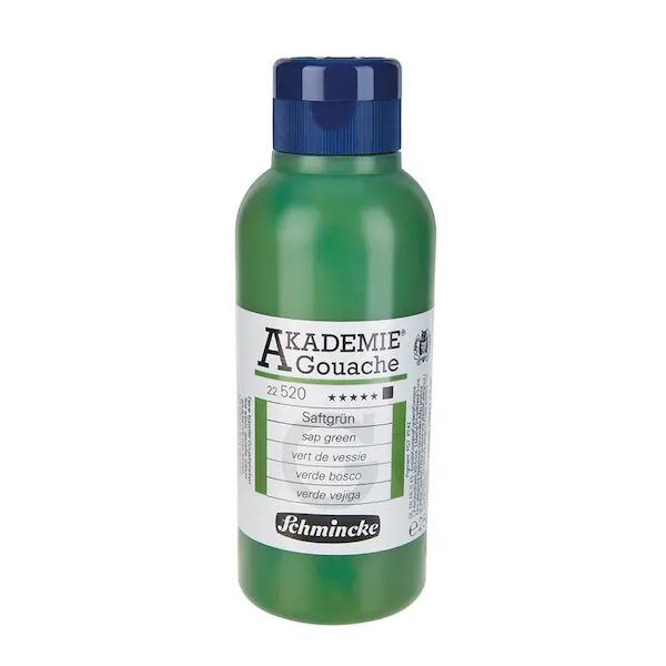 Gouache colour AKADEMIE 250 ml - Sap green