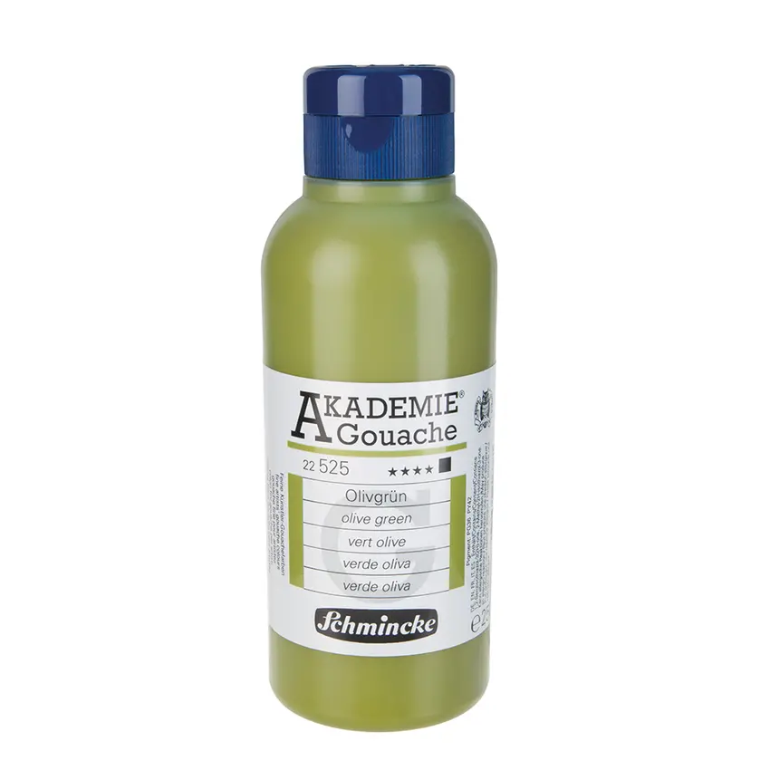 Gouache colour AKADEMIE 250 ml - Olive green