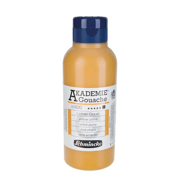 Gouache colour AKADEMIE 250 ml - Yellow ochre