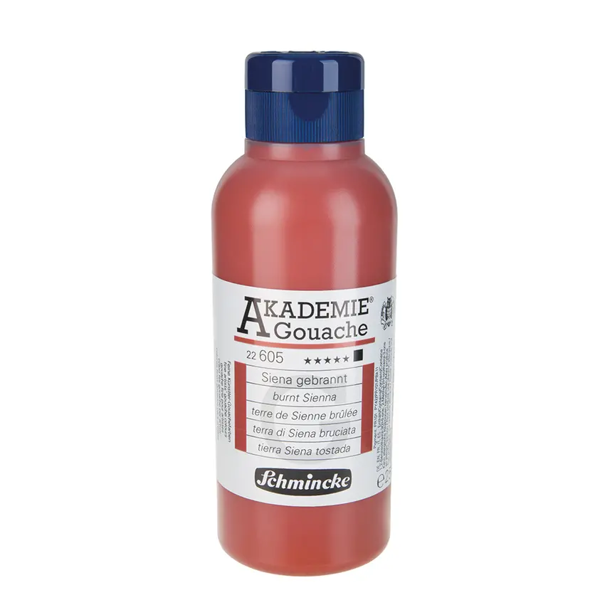 Gouache colour AKADEMIE 250 ml - Burnt Sienna