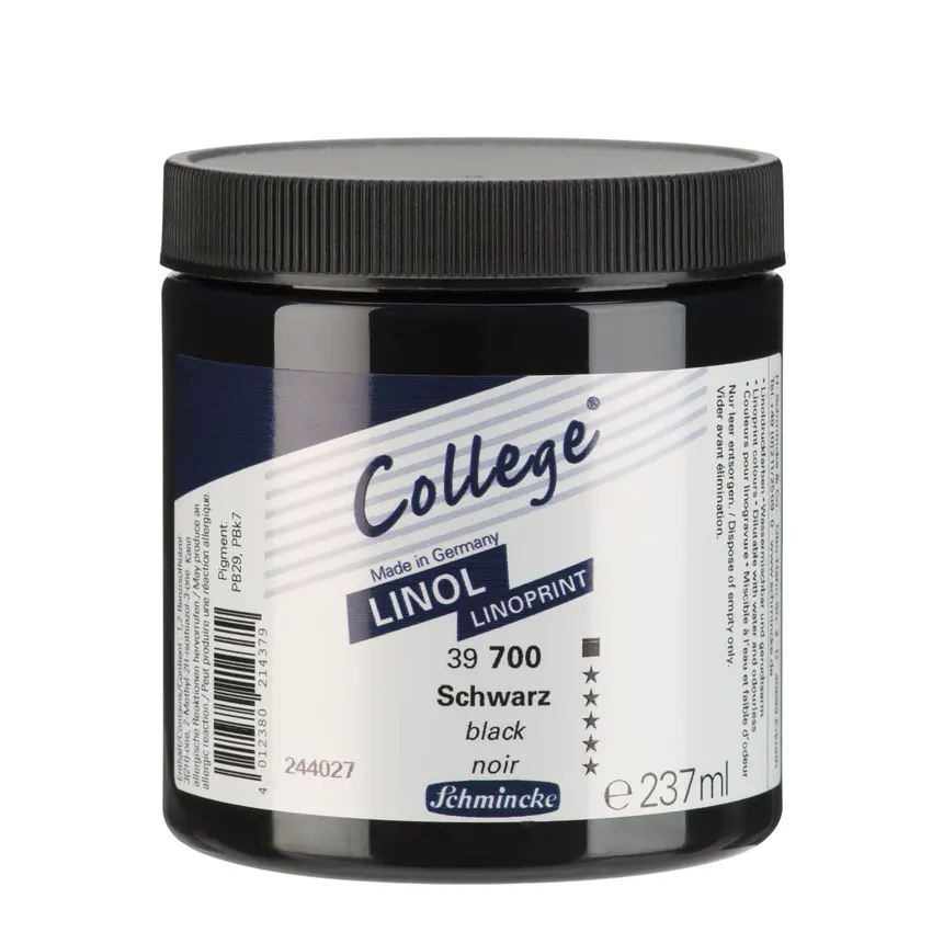 Linoolvärv COLLEGE 237 ml - Black