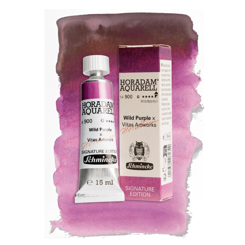 Aquarell colour HORADAM 15 ml Signature Edition 2025 - Wild purple x Vitas Artworks