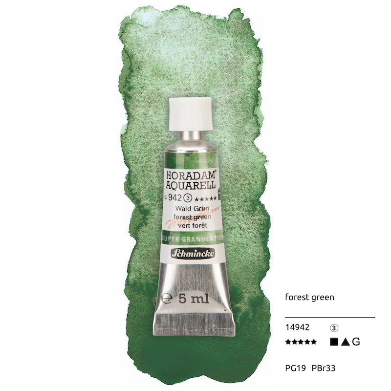 Aquarell colour HORADAM 5 ml - Forest green