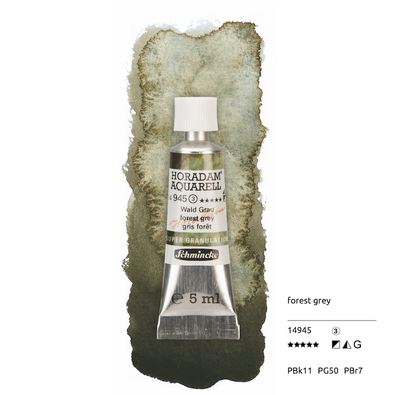 Aquarell colour HORADAM 5 ml - Forest grey