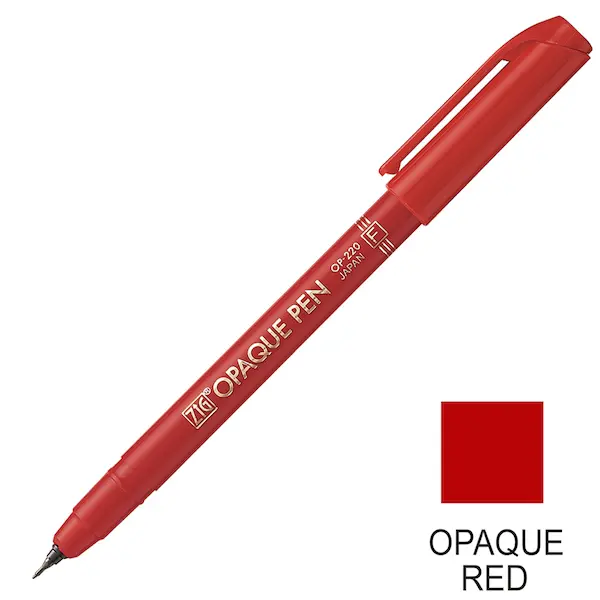 OPAQUE PEN - Red