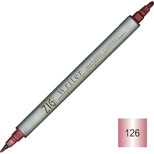 Sketching pen WRITER METALLIC - Red