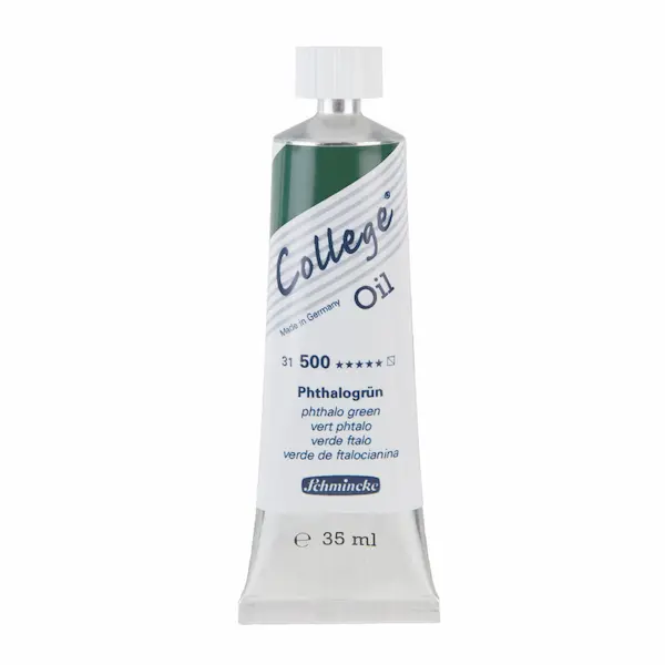 Õlivärv COLLEGE 35 ml - Phthalo green