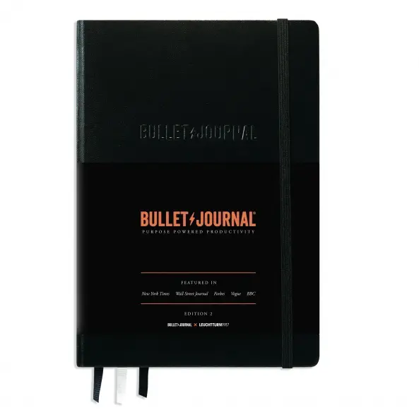 Märkmik BULLET & JOURNAL 120 g/m² 14,5 x 21 cm (A5) 206 punktidega lehte - Must