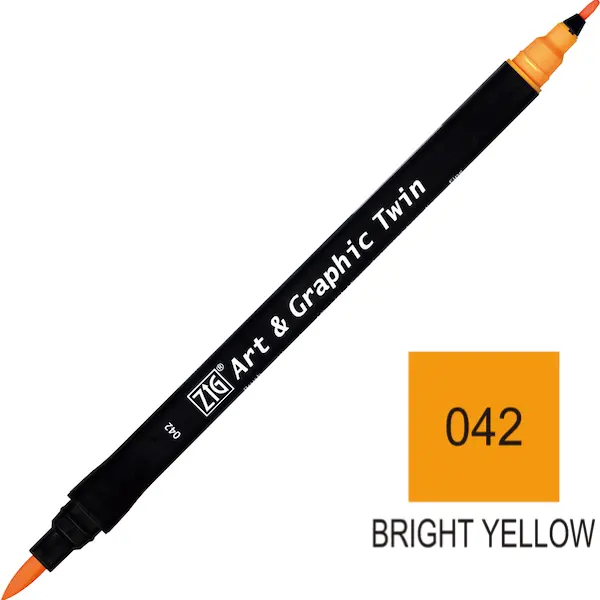 Viltpliiats ART & GRAPHIC - Bright Yellow