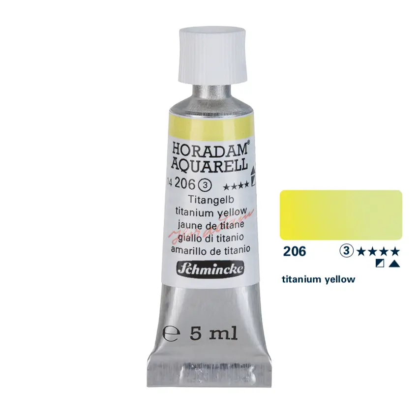 Aquarell colour HORADAM 5 ml - Titanium yellow