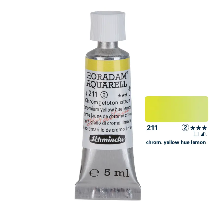 Akvarellvärv HORADAM 5 ml - Chrom. yellow hue lemon