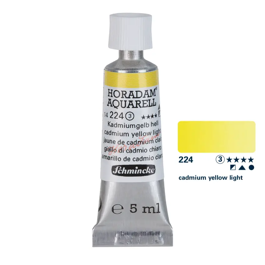 Aquarell colour HORADAM 5 ml - Cadmium yellow light