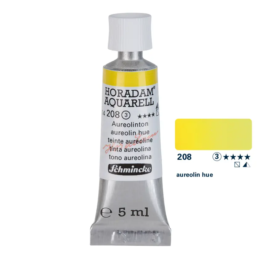 Akvarellvärv HORADAM 5 ml - Aureolin hue