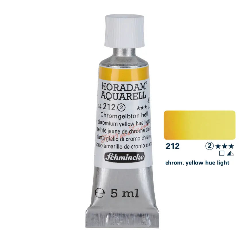 Aquarell colour HORADAM 5 ml - Chrom. yellow hue light