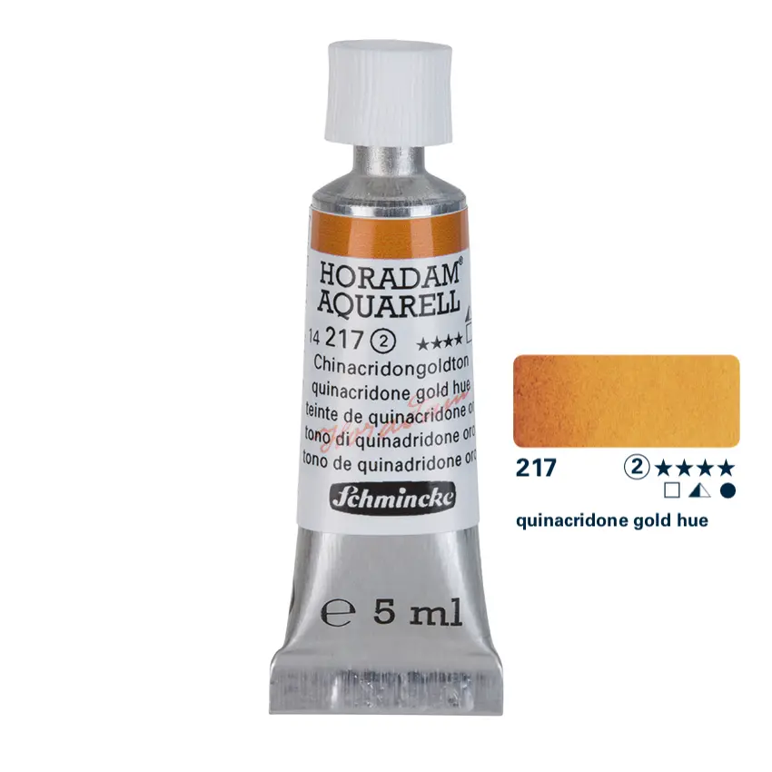 Aquarell colour HORADAM 5 ml - Quinacridone gold hue