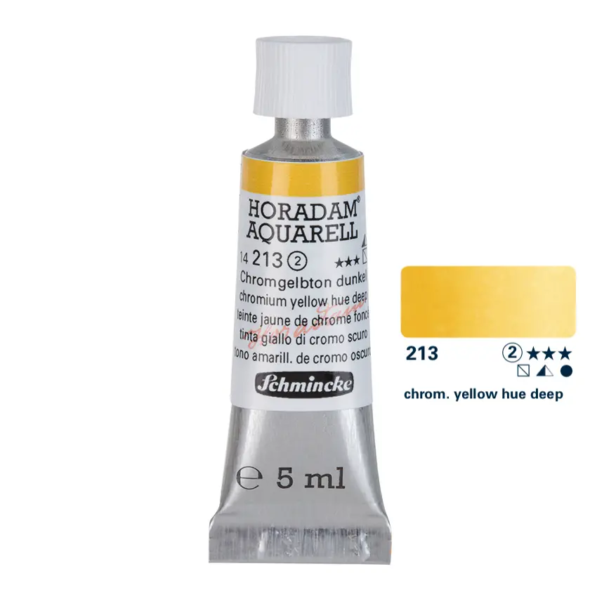 Aquarell colour HORADAM 5 ml - Chrom. yellow hue deep