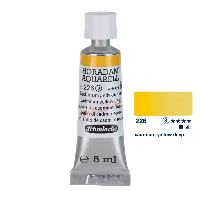 Aquarell colour HORADAM 5 ml - Cadmium yellow deep