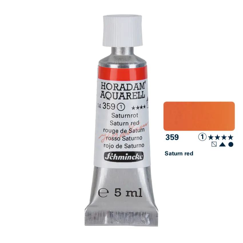 Aquarell colour HORADAM 5 ml - Saturn red