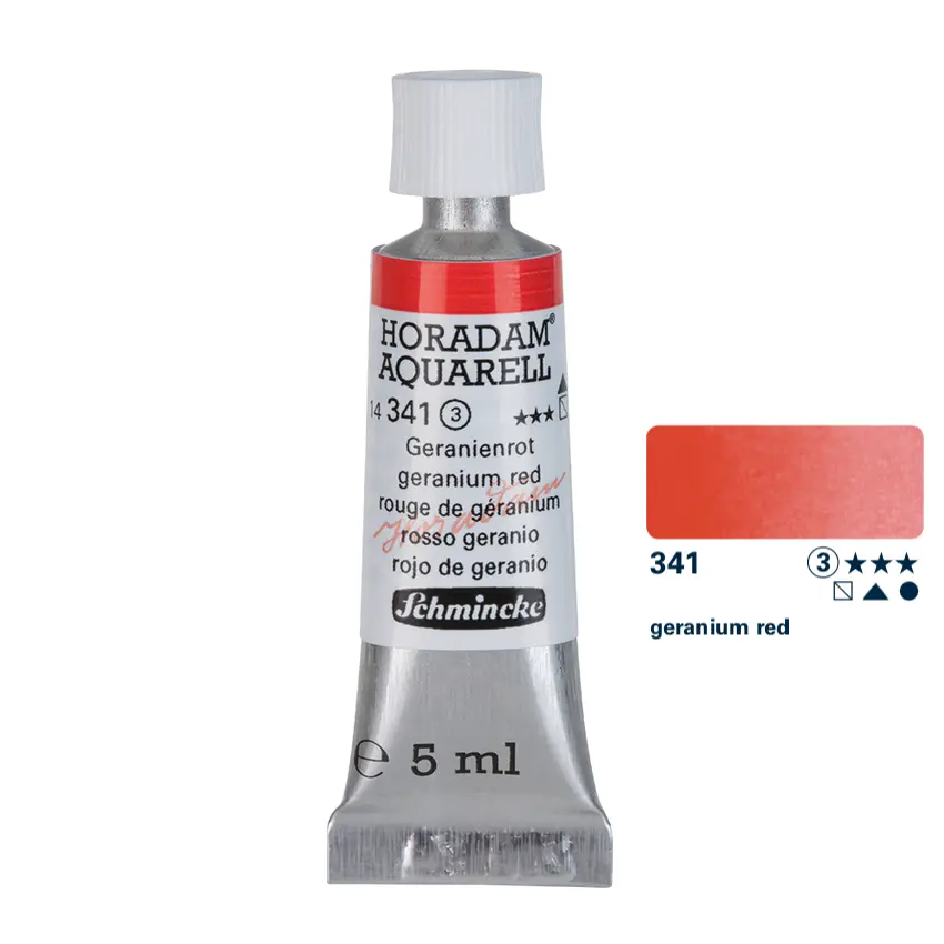 Akvarellvärv HORADAM 5 ml - Geranium red