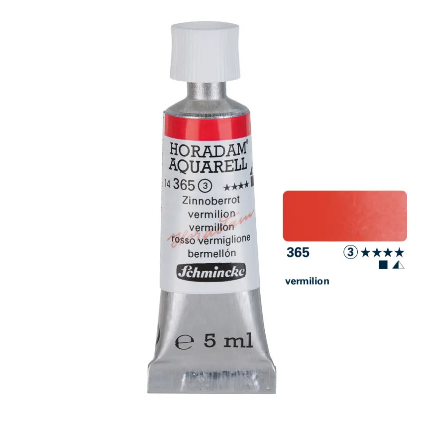 Aquarell colour HORADAM 5 ml - Vermilion