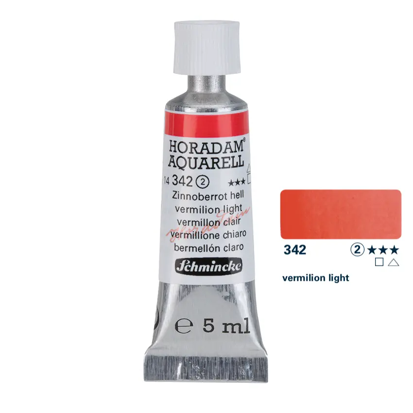 Aquarell colour HORADAM 5 ml - Vermilion light