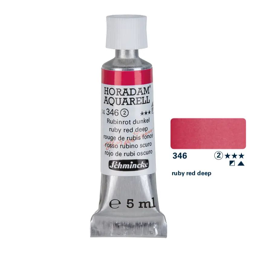 Aquarell colour HORADAM 5 ml - Ruby red deep