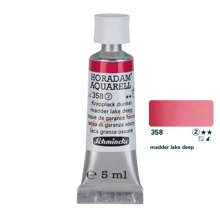 Aquarell colour HORADAM 5 ml - Madder lake deep