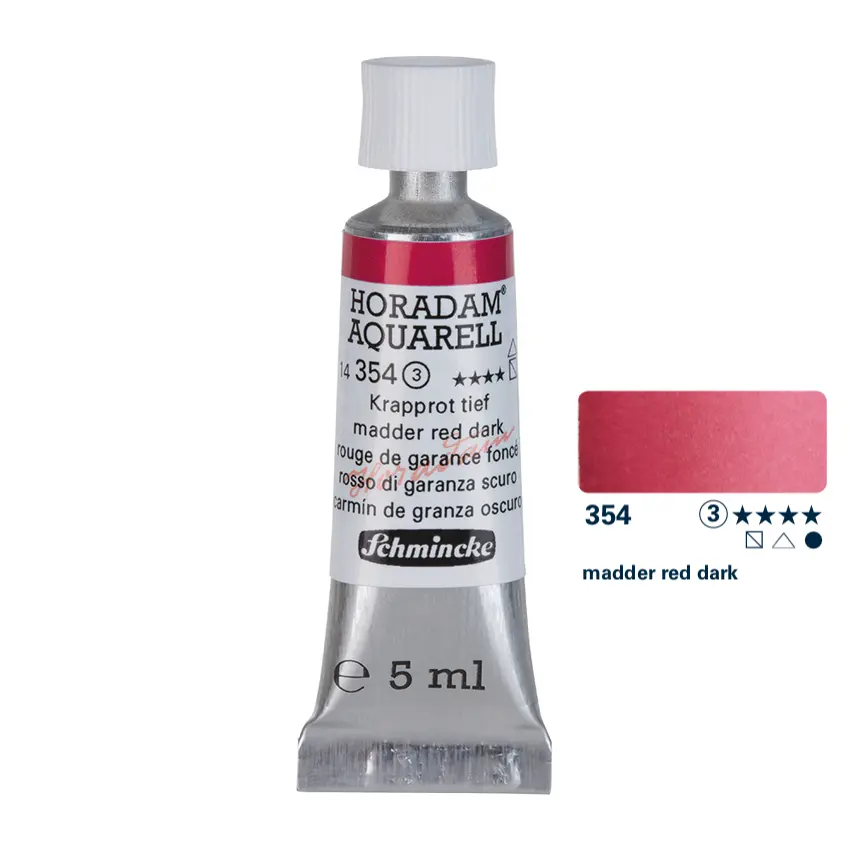 Akvarellvärv HORADAM 5 ml - Madder red dark