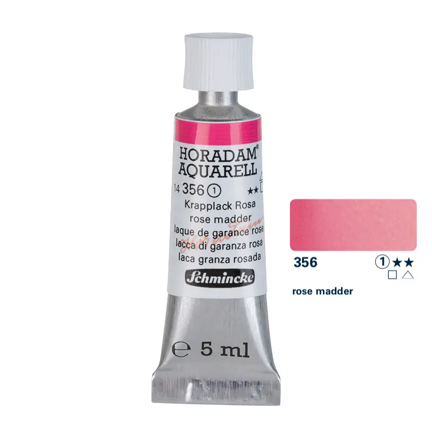 Aquarell colour HORADAM 5 ml - Rose madder