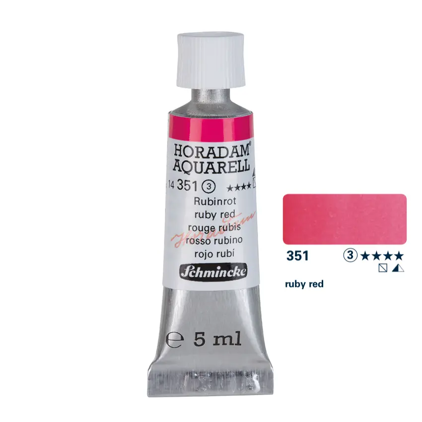 Aquarell colour HORADAM 5 ml - Ruby red