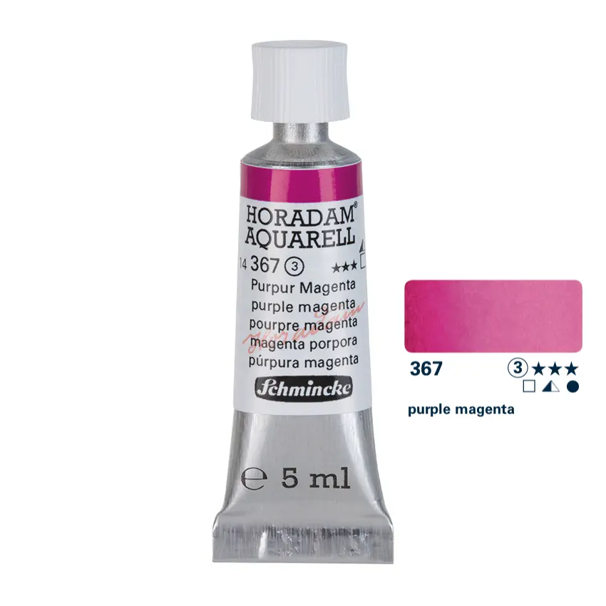 Aquarell colour HORADAM 5 ml - Purple magenta