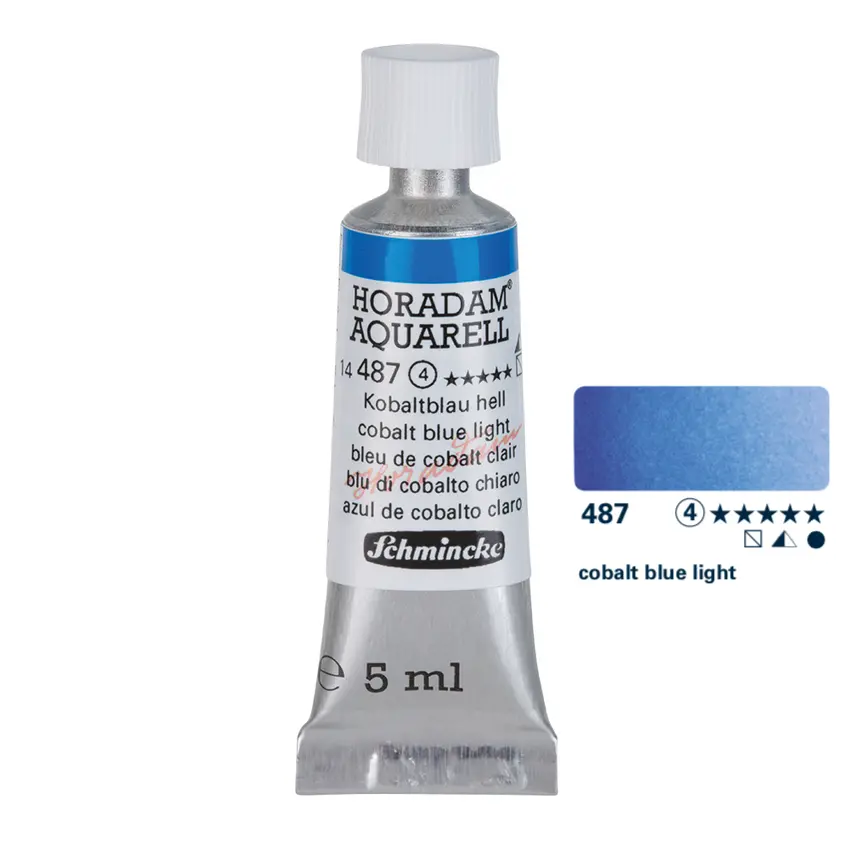 Aquarell colour HORADAM 5 ml - Cobalt blue light