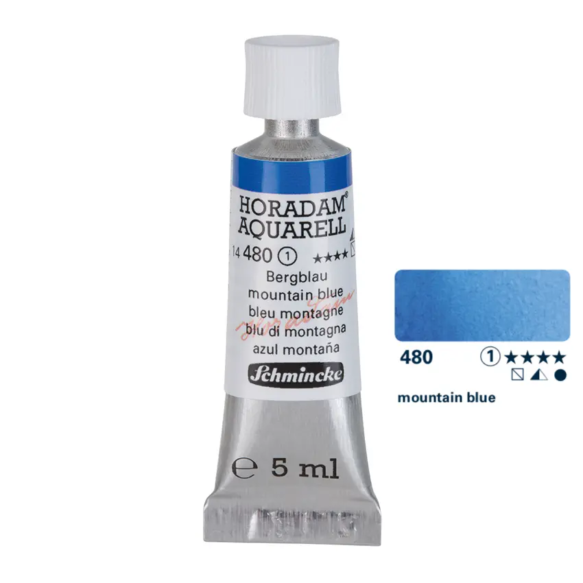 Akvarellvärv HORADAM 5 ml - Mountain blue